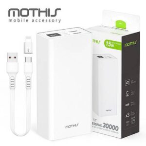 모디스 30000mAh 보조배터리 (C타입케이블+8핀젠더)