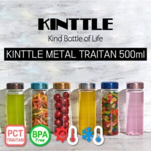 (카인틀) 친절한 마이보틀 메탈캡 트라이탄 500ml 아이스/핫 물병