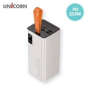[유니콘] 대용량 50000mAh PD22.5W PD3.0 QC3.0 초고속 충전 C타입 고출력 보조배터리 PD-50000M