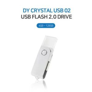 [소프트낸드]크리스탈USB메모리 DY크리스탈02 스윙형 8GB