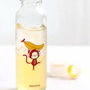 글라스락 몽키 바나나 핑커보틀 240ml 텀블러 티보틀