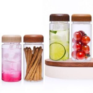 [오보틀] 우드보틀 페트PET 아이스보틀 350ml
