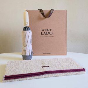 센트라도 B 송월 리오르웨이타올(수건)180g+베이직 10k 3단 거꾸로 자동 우산 세트