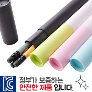 파스텔연필3P 바닐라원통세트