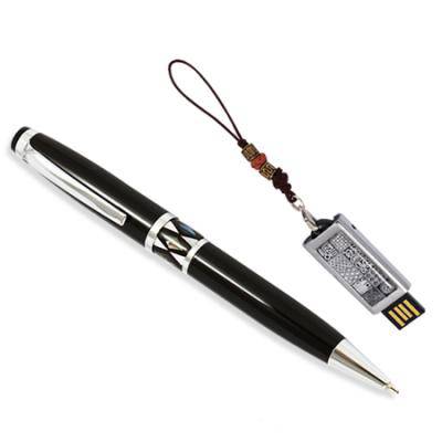 자개 프리미엄 볼펜 수복문자도 전통 자개 USB 세트 비즈니스 선물