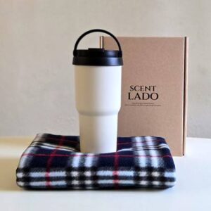 센트라도 네이처 담요+라운드 핸들 텀블러 세트