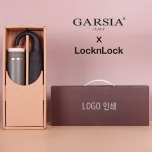 가르시아 3단 블랙곡자손 완전자동우산+락앤락 뉴메트로투웨이 텀블러세트