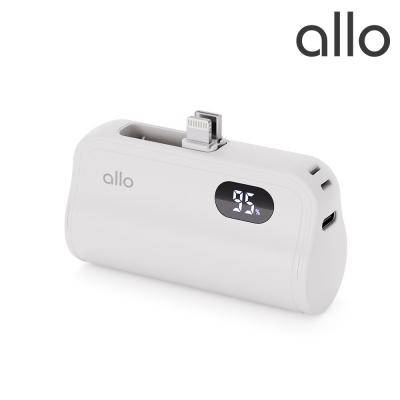 알로코리아 502DA 갤럭시 아이폰 도킹형 보조배터리 C타입 8핀 일체형 5000mAh