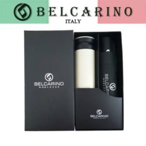 [벨카리노] 3단 7K 완전자동 우산+파우더 텀블러(350ml) 세트