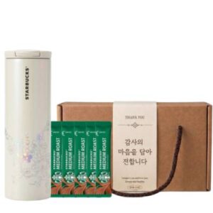 스타벅스 SS 코리아 텀블러 + 스타벅스 스틱커피 + 기프트박스