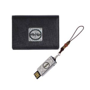 쌍학 자개 소가죽 명함지갑+자개USB 2종세트 외국인 한국굿즈 기념품 기프트