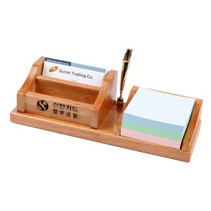 색동메모펜꽂이라운드명함폰거치대