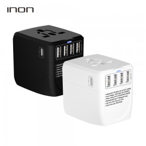 아이논 INON USB 5포트 해외 여행용 어댑터 IN-TA510C