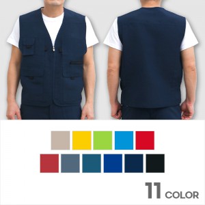 남자 여자 오피셜 스텝 포켓 조끼 (M-3XL)