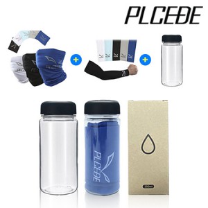 플씨드 스포츠 쿨 토시 + 플씨드 스포츠 쿨 마스크 + 보틀 350 ML 세트