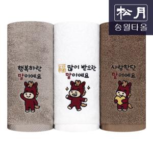 송월타월 2026붉은말띠새해타올1매