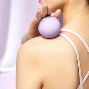 T021 마카롱 실리콘 마사지볼 지압볼 어깨 근육이완 인쇄 마사지공