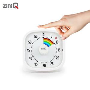 [지니큐] 무지개컬러 무소음 카운트다운 타이머 공부 베이킹 주방 시간타이머 ZQ-CS200