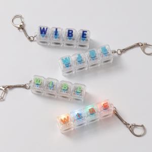[주문제작] LED 키캡 키링 4구