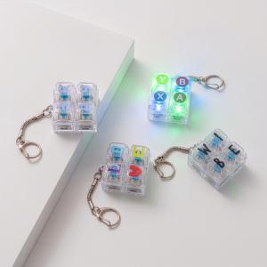 [주문제작] LED 키캡 키링 2*2구(ㅁ형)