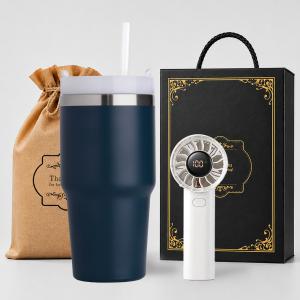 텀컵 텀블러 미니선풍기 선물세트 (TS-2505F5_텀블러1+미니선풍기1)